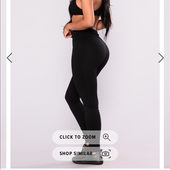 ⭐️Buy 1 get 1 FREE⭐️ Fashion Nova Sammi Fleece Lined Leggings - Black - Picture 2 of 4
